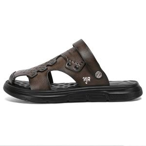 NANJIREN Пляжные сандалии мужские, желтые/черные/серые