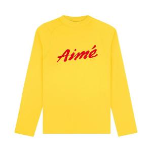 Топ Aimé Leon Dore Aimé Sport Rash Guard, Yellow