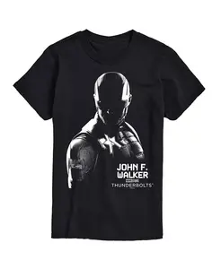 Мужская футболка Marvel Thunderbolts John F Walker с короткими рукавами Airwaves, черный