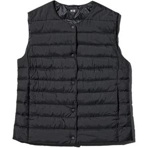 UNIQLO Женский черный жилет, Black