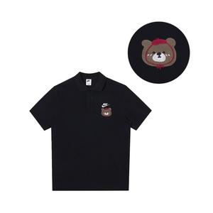 Nike Спортивная поло мужская black