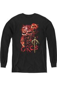 Футболка с длинным рукавом Lord Of The Rings Орки для подростков Gildan, черный