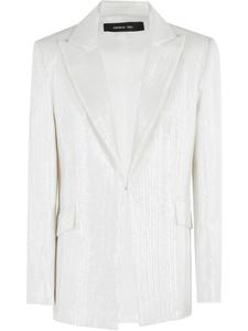 Однобортный пиджак Federica Tosi, белый