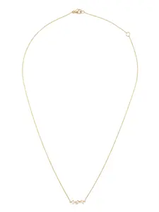 Колье Alexa Jordyn из желтого золота с бриллиантами Dana Rebecca Designs, золотой