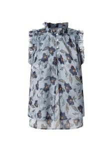 Блуза Pepe Jeans Enid, Navy/Light blue