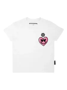 Футболка Smile из джерси Philipp Plein, белый