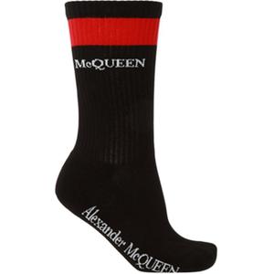 Мужские черные носки Alexander McQueen