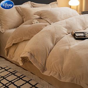 Disney Комплект постельного белья, 1,5-спальный, 4 предмета, пододеяльник 200x230 см