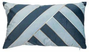 Подушка Atmosphera Créateur d'intérieur NELYA, синий - текстиль - 14 x 30 x 50 см