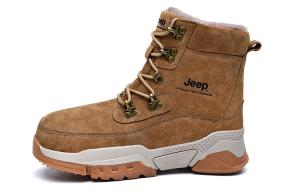 Ботинки для снегоступов мужские высокие песочные Jeep