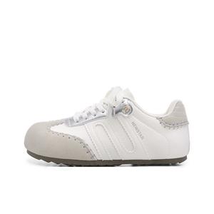 PIPI PURPLE Женские низкие скейтерские кроссовки бежево-серебристые, цвет Beige Silver