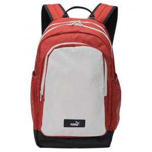 PUMA Полиэстеровый рюкзак среднего размера унисекс красный и белый, Red & White