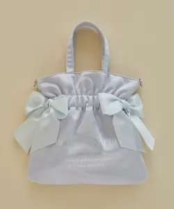 Сумка-тоут с двойной лентой, двусторонняя Maison De Fleur, цвет Light Blue