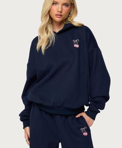 Женская толстовка с надписью Я не гонюсь, я привлекаю Edikted, Navy