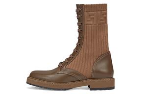 Женские ботинки Fendi, коричневый