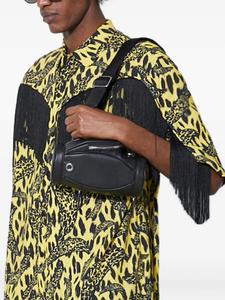 Рубашка Fiorucci с леопардовым принтом и бахромой, желтый