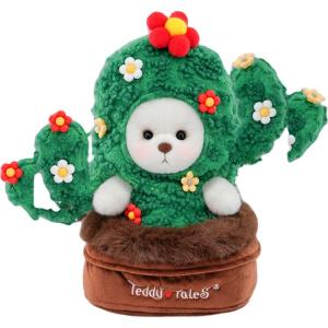TeddyTales Летний кактус diy зеленый горшок маленький размер медвежонок набор плюшевые куклы 20см высота
