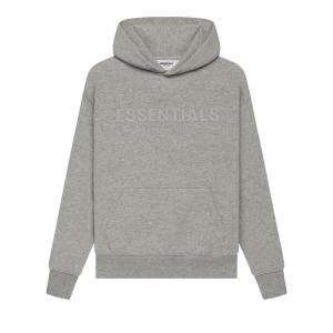 Толстовка-пуловер для детей Fear of God Essentials Dark Heather Oatmeal