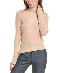 Свитер St John водолазка St. John, бежевый