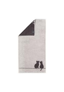 Детские полотенца cute cats edition you & me 6263 platin/basalt - 70 Cawö, серые
