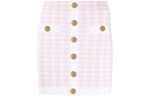 BALMAIN Casual Short Skirts Women's Rose Pink