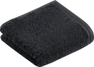 Гостевое полотенце Vossen Vegan Life, органический супермягкий хлопок - антрацит