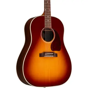 Акустико-электрогитара Gibson J-45 Standard из красного дерева, отделка Rosewood Burst