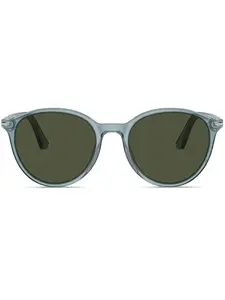 Солнцезащитные очки в круглой оправе Persol, синий