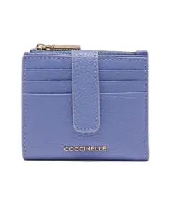 Мягкий металлический кошелек Coccinelle, синий