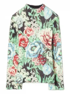 Свитер с принтом Tory Burch, черный