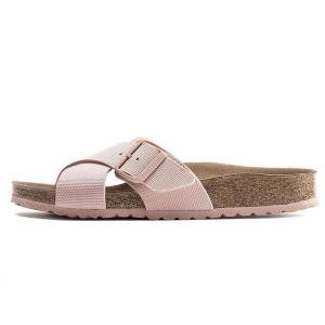 Тапочки siena tex vegan sandals 'soft pink' Birkenstock, розовый