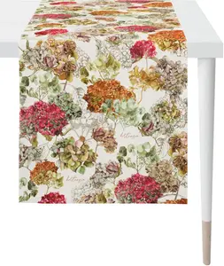 APELT дорожка для стола "5253 AUTUMN TIME, осеннее украшение, осень ", (1 шт.), цифровая печать 48х140 см, цвет bunt/orange