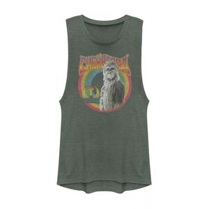 Юниорский «Звездные войны» Чубакка Вуки Ретро Портрет Мускулистый танк Licensed Character