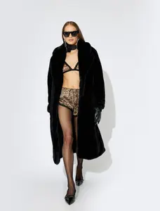 Koton Зимнее пальто в черном цвете