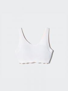 Бюстгальтер бесшовный Uniqlo, белый