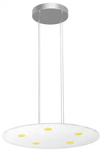 Подвесной светильник Evotec Sun LED, серебряный / белый