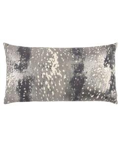 Декоративная подушка с абстрактным дизайном, наполненная полиэстером, 14 x 26 дюймов Rizzy Home, серый