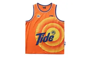 Футболка баскетбольная LiNing x TAIZI LIANMINGKUAN Badfive мужская Orange Blossom