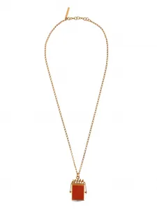 Колье с подвеской DRIES VAN NOTEN, красный