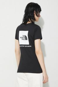 Хлопковая футболка Redbox Slim Tee The North Face, черный