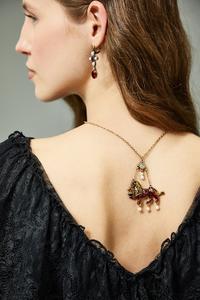 Ожерелье Medicine, бордовый