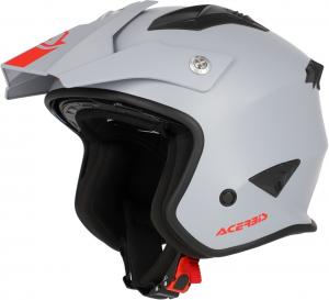 Acerbis aria 2023 твердый реактивный шлем, Light Grey Matt