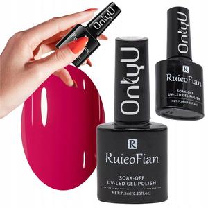 ГИБРИДНЫЙ ЛАК ДЛЯ НОГТЕЙ РОЗОВО-КРАСНЫЙ С ГЛЯНЦЕМ V OnlyU/L022