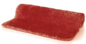 Коврик для ванной Spirella Коврик для душа "Fino Supersoft" с глубоким ворсом, моющийся, нескользящий коврик для ванной 50х80 см - красный