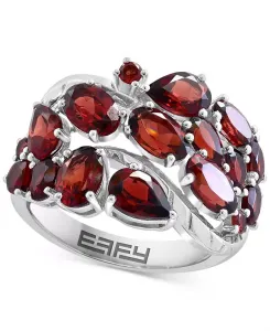 Кольцо с гранатом Эффи смешанной огранки (5-1/2 карата) из стерлингового серебра (также с аметистом) Effy Collection, garnet