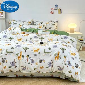 Disney Детский пододеяльник 200х230 см из хлопка, Animal World Cotton, с парой наволочек