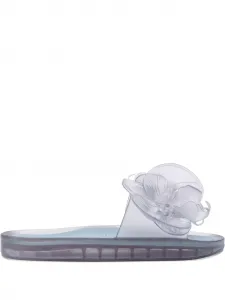 Сандалии с цветочным декором Melissa, белый