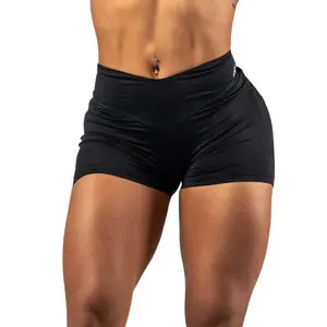 Леггинсы Nebbia V-shaping belt strong beauty 428 short, черный