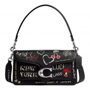 COACH Сумка через плечо из телячьей кожи