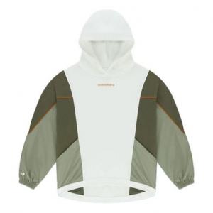 Толстовка Converse Character Irregular Contrasting Colors Knit Loose Hoodie Retro White 10021057-A02